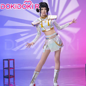 【Partially Ready For Ship】【Size XS-3XL】DokiDoki-R Movie Anime KPOP KILLER Cosplay Costume WHITE SERIES