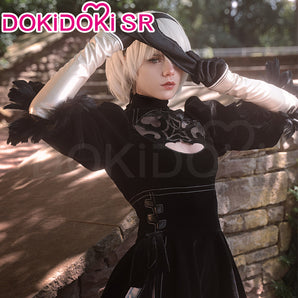 【 Ready For Ship】DokiDoki-SR Cosplay Game NR:Automata Cosplay 2B Cosplay No. 2 Type B Cosplay Costume Women