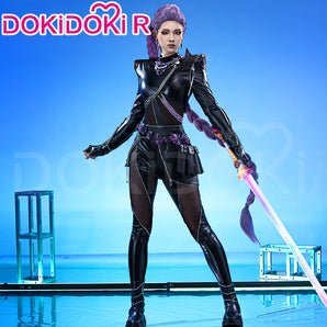 【Partially Ready For Ship】【Size S-4XL】DokiDoki-R Movie Anime KPOP KILLER Cosplay Black Costume BATTLE  SERIE