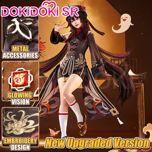 【Ready For Ship】【Size S-2XL】DokiDoki-SR Game Genshin Impact Hutao Cosplay Costume Hu Tao Costume Halloween