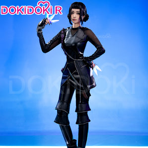 【Ready For Ship】【Size S-4XL】DokiDoki-R Movie Anime KPOP KILLER  Cosplay Black Costume BATTLE  SERIE