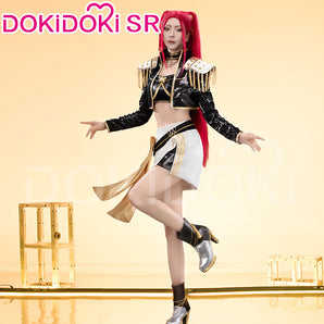 【Size S-3XL】DokiDoki-SR Movie Anime KPOP KILLER Cosplay Costume GOLD  SERIES