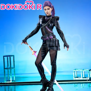 【Partially Ready For Ship】【Size S-4XL】DokiDoki-R Movie Anime KPOP KILLER Cosplay Black Costume BATTLE  SERIE