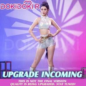 【Partially Ready For Ship】【Size XS-3XL】DokiDoki-R Movie Anime KPOP KILLER Costume WHITE SERIES