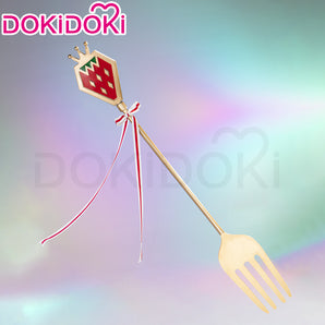 【Ready For Ship】DokiDoki Cosplay Prop Strawberry 15th Anniversary Fork