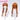 DokiDoki TV Season 2 Cosplay Wig Long Orange Double Ponytails Hair