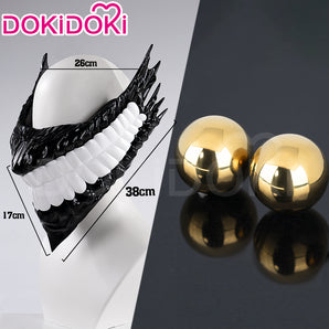 【Partially Ready For Ship】【In Stock】DokiDoki Manga Anime DDD Cosplay Prop Mask / Golden Ball Balls Eggs