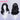DokiDoki Game Women Cosplay Wig Long Curly Black Hair