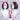 DokiDoki Game Cosplay Women Wig Short Straight Brown White Highlight Hair