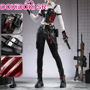 【Partially Ready For Ship】DokiDoki-SR Game Love and Deepspace Cosplay Protagonist Costume Deepspace deep space Hunter Outfit / Shoes