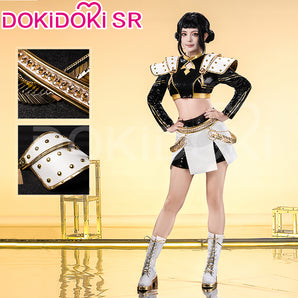 【Size S-3XL】DokiDoki-SR Movie Anime KPOP KILLER Cosplay Costume GOLD SERIES