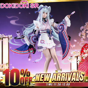 【Size S-3XL】DokiDoki-SR Game Genshin Impact Cosplay Yumemizuki Mizuki Costume Inazuma