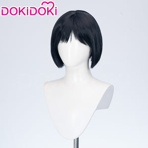 DokiDoki Game SILENT HILL f Cosplay Shimizi Hanako Wig Short Straight Black Hair