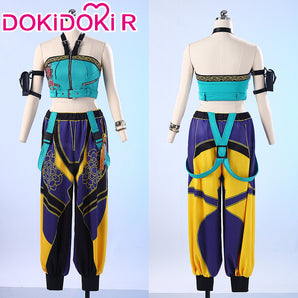 【Size XS-XL】DokiDoki-R Movie Anime KPOP KILLER Cosplay Costume YELLOW SERIES
