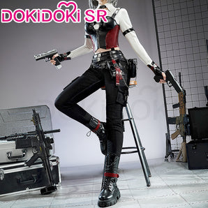 【Partially Ready For Ship】DokiDoki-SR Game Love and Deepspace Cosplay Protagonist Costume Deepspace deep space Hunter Outfit / Shoes