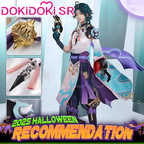 【 Ready For Ship】【Size S-2XL】DokiDoki-SR Game Genshin Impact  Cosplay Xiao Halloween Costume Men / Shoes
