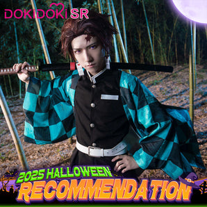 【Ready for ship】DokiDoki-SR Anime Cosplay  Costume Men Halloween Black Uniform