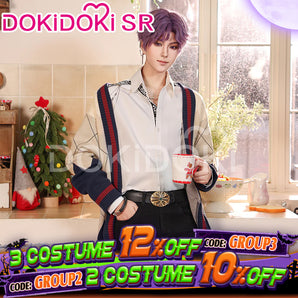 【 Ready For Ship】DokiDoki-SR Game Love and Deepspace Cosplay Rafayel Costume Sweater Asymmetrical Romance Casual Wear