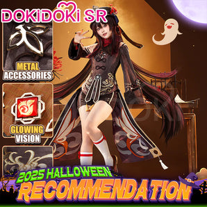 【Ready For Ship】【Size S-2XL】DokiDoki-SR Game Genshin Impact Hutao Cosplay Costume Hu Tao Costume Halloween