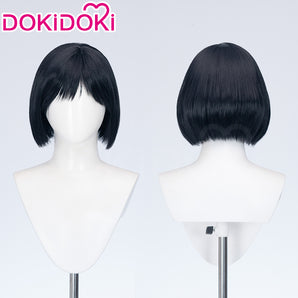 DokiDoki Game SILENT HILL f Cosplay Shimizi Hanako Wig Short Straight Black Hair