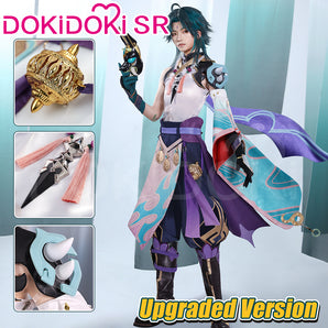 【 Ready For Ship】【Size S-2XL】DokiDoki-SR Game Genshin Impact  Cosplay Xiao Halloween Costume Men / Shoes