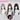 【Ready For Ship】DokiDoki Game Love And Deepspace Cosplay Main Character Wig / Earrings Long Straight Pink/ Dark Green/ Black Hair MC