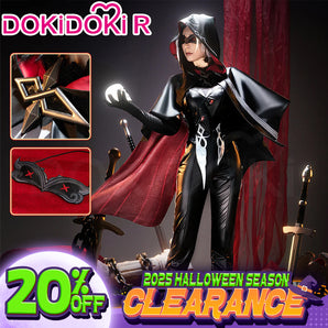 【Ready For Ship】DokiDoki-R Game Genshin Impact Cosplay Arlecchino Assassin  Costume