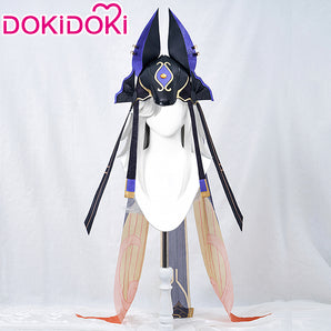 【Wig Ready For Ship】DokiDoki Game Genshin Impact Cyno Cosplay Long White Wig/Hat Sumeru