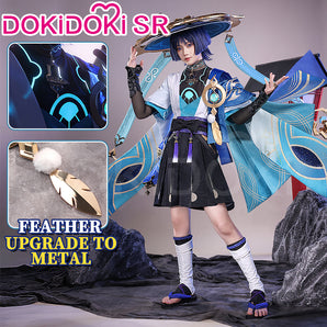 【Partial Size Ready For Ship】【Size S-3XL】【Bust Lighting】DokiDoki-SR Game Genshin Impact Cosplay Wanderer Costume Scaramouche