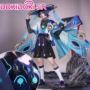 【Partial Size Ready For Ship】【Size S-3XL】【Bust Lighting】DokiDoki-SR Game Genshin Impact Cosplay Wanderer Costume Scaramouche