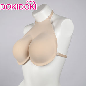 【Ready For Ship】Dokidoki Anime Game Cosplay Accessories Fake Boobs False Breast Forms Crossdresser Realistic  Boobs  Adhesive Bra