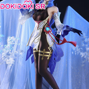 【Partially Ready For Ship】DokiDoki-SR Game Genshin Impact Cosplay Gan Yu Costume Ganyu / Shoes